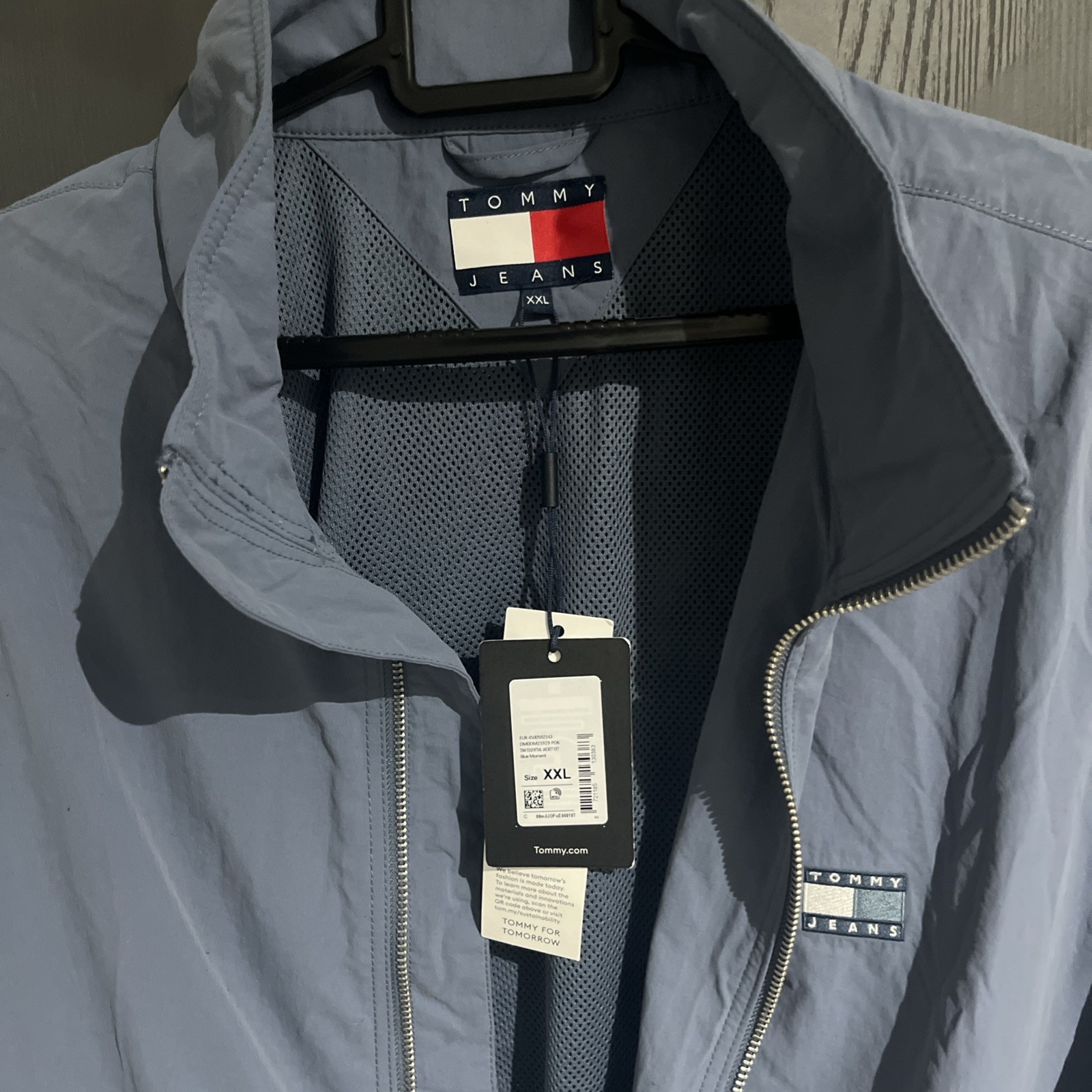 Tommy Hilfiger Men's XXL Blue Essential Jacket - Warm & Stylish image 3