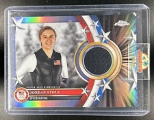 2026 Topps Chrome US Winter Olympics Jordan Stolz Team USA Pieces #USM-JZ
