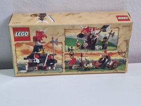 Lego Vintage Set System Castle 6032 Catapult Crusher with box and instructions