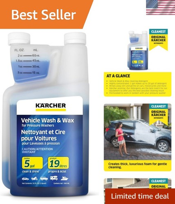 #ad #ad Kärcher 32 Oz Vehicle Wash amp; Wax: Gentle Residue Free Clean for All Surfaces $20.99