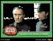 1977 Topps Star Wars #222 Evacuate? In our moment of triumph? 8 - NM/MT