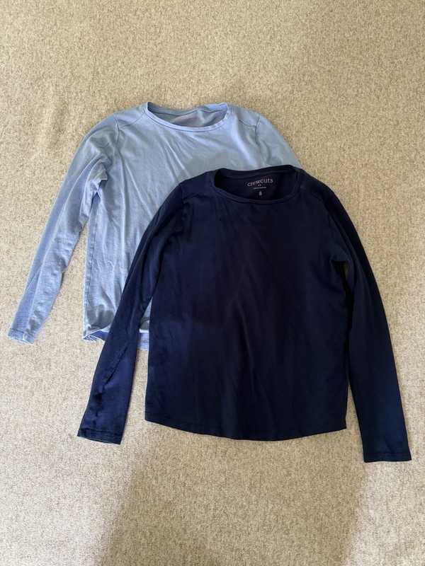 J. Crew Crewcuts Long-sleeved T-shirts Set Of Two, 8