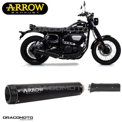 Exhaust YAMAHA SCR 950 2017 2018 ARROW N Black REBEL | eBay