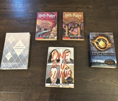 Lot of 5 Books Perfect for Teen Readers All Different Genres!