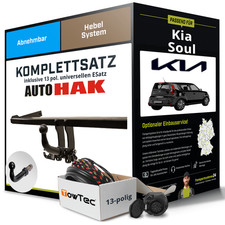 Anhängerkupplung abnehmbar für KIA Soul +E-Satz NEU PKW