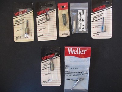 1x UNGAR WELLER Tip PL114 or PL116 or PL133 1/4 Thread-On  NOS