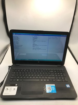 HP Notebook 15 Intel Core i3-6100U 2.3GHz 15'' Laptop -BOOTS BIOS- MZ