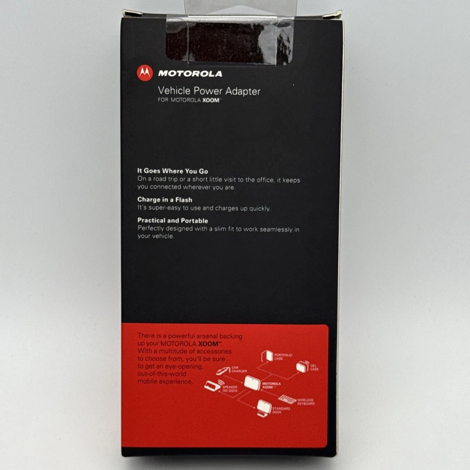 Original Motorola Car Charger Vehicle Power Adapter for Xoom - Image 4 of 4