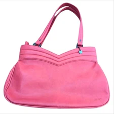 Vintage Esprit Barbie Pink Faux Leather Vegan Shoulder Bag