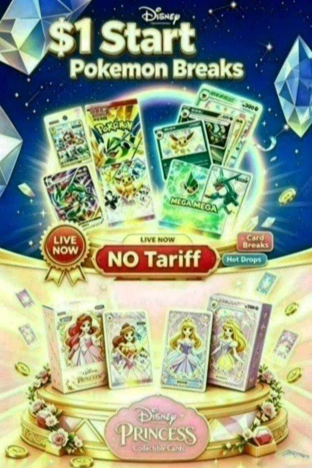 $1 Start Disney Princess & Pokemon Break Event - TopStox - 10.21