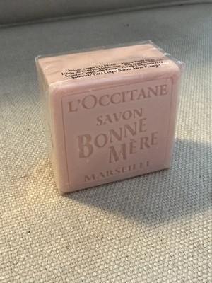 L'Occitane Savon Bonne Mere Marseille ROSE SOAP 3.5 oz. 100g NEW SEALED!