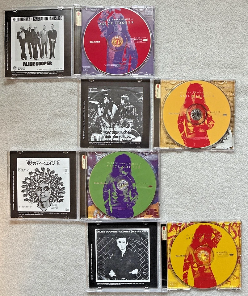 the LIFE AND CRIME of ALICE COOPER * 4 Disc Set - BOX inklusive BOOKLET * TOP * - Bild 3 von 4