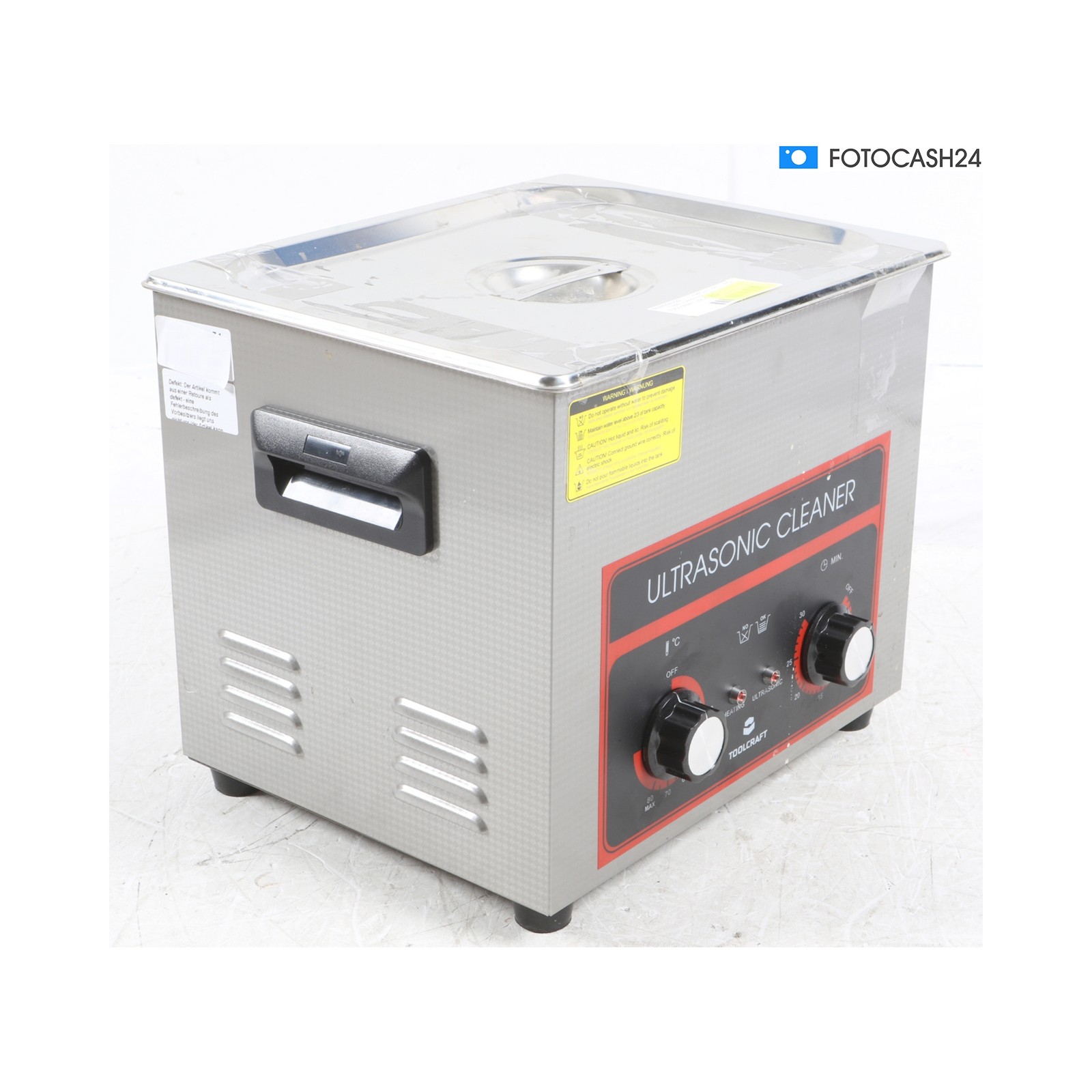 Toolcraft USC-1000 Ultrasonic Cleaner 1 + Defect (285611)