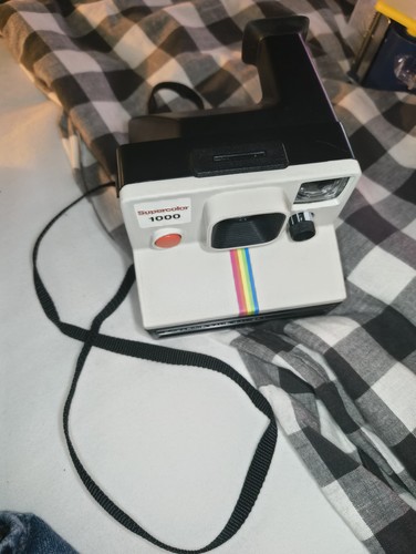Polaroid Sofortbildkamera Supercolor 1000 mit Blitzgerät Polatronic 1 Ersatzteil