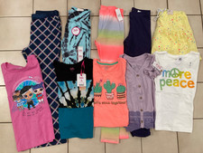 Girls Size 7 8 SUMMER FALL SCHOOL Clothing LOT Outfits Old Navy Justice NEW 