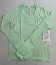 lululemon Swiftly Tech Long-Sleeve Shirt 2.0 Waist Length. Sea Mist. NWT