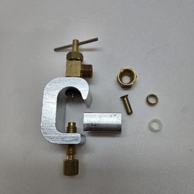 Self Piercing valve for 3/8, or 1/2'' pipe. Outlet Is 1/4'' Tubing. Lot Of (5)