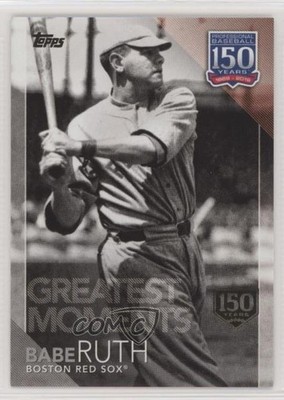 2019 Topps 150 Years of Professional Baseball 150th Anniversary Babe Ruth 2w5