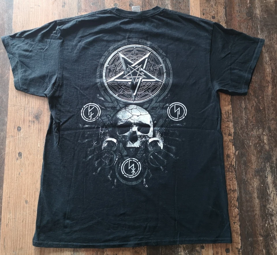 Dimmu Borgir - Skull N Bones - T-Shirt Größe L GILDAN Black Metal - Bild 2 von 2