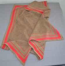 Vintage Christian Dior Honeycomb 100 Silk Scarf 34" x 34" Made in France