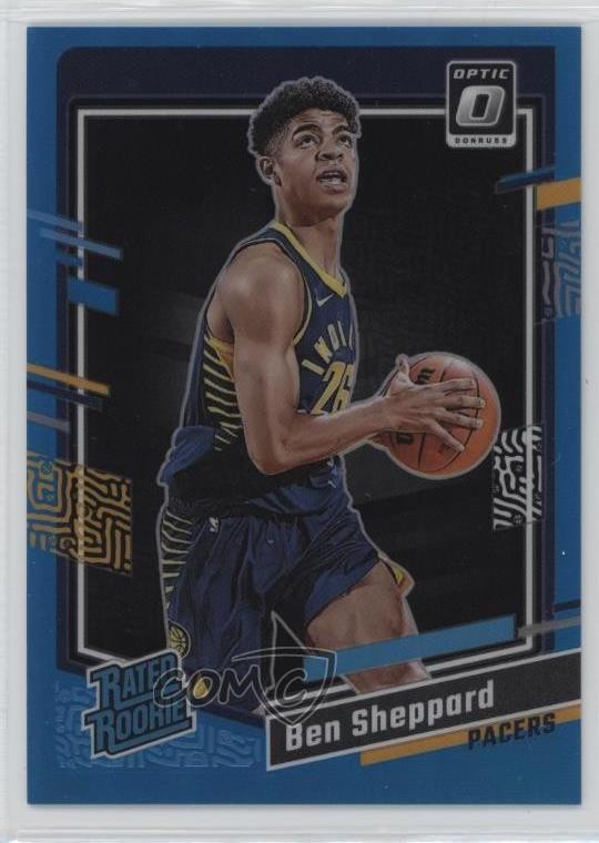 2023-24 Panini Donruss Optic Rated Rookie Aqua Prizm 3/249 Ben Sheppard #221 0q3