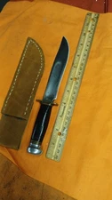 VINTAGE MARBLES IDEAL  DEER HUNTING KNIFE.