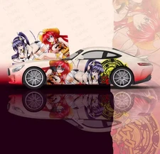 Itasha Custom Car Decals; Anime Inspired Car Decals; Itasha Side Decal,Both Side