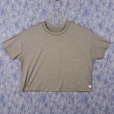 Vuori Energy Tee Shirt Womens S Activewear Gray Short Sleeve Crew Neck VW1011