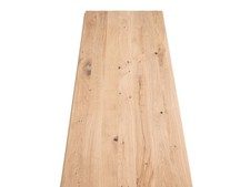 Massivholzplatte Eiche Wildeiche DL 35 mm schwarz gespachtelt Leimholzplatte