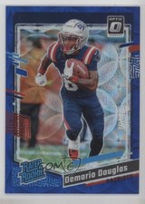 2023 Panini Donruss Optic Rated Rookie Blue Scope Prizm Demario Douglas #300 5u3