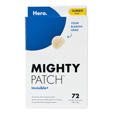 Hero Mighty Patch, Invisible , 72 Hydrocolloid Blemish Pimple Patches EXP 2029
