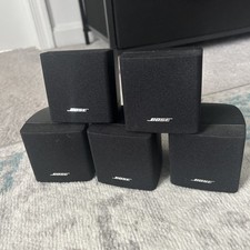 BOSE 5 Black Single Cube Speakers Acoustimass Lifestyle Satellite Surround Set