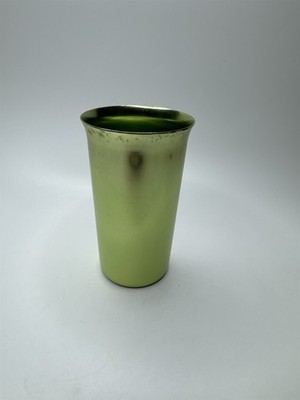 Green Toned Metal Drinking Offering Cup Shot Glass Alcohol Cup Tumbler