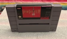 Final Fantasy II Nintendo SNES 1991 Authentic Tested 