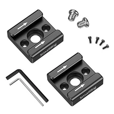 SmallRig Cold Shoe Mount/Cold Shoe Adapter (2-Pack) - Aluminum Cold Shoe M [NEW]