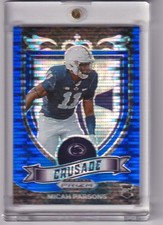 2021 Panini Prizm Draft Picks Prizms Blue Pulsar Micah Parsons Rookie Penn State