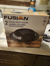  Patio Deck Lights -  LOT OF 2- Brand New Factory Sealed. SOLAR