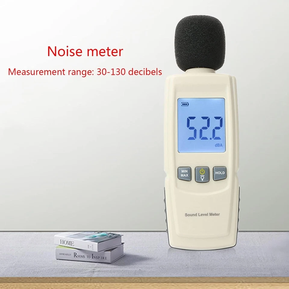 Decibel Meter Digital Sound Level Portable SPL- Meter 30dB to 130dB LCD DISPLAY - Image 4 of 4