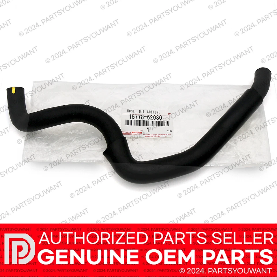 Manguera superior enfriador de aceite original Toyota 4Runner Tacoma Tundra T100 15778-62030 Foto 2 de 4