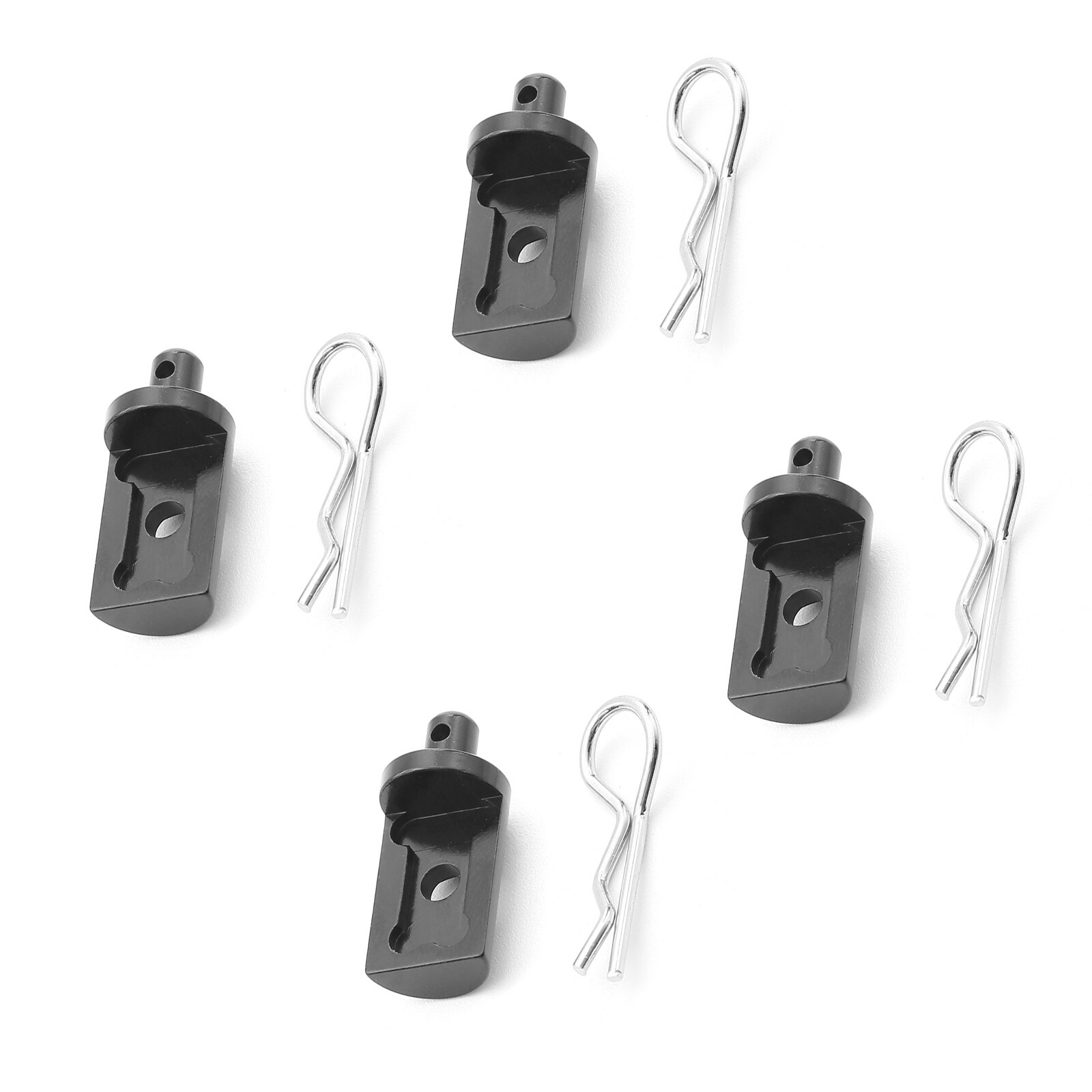 Black RC Car Body Brackets Accessories For Tamiya CW-01 Lunch Box 58347 1/12