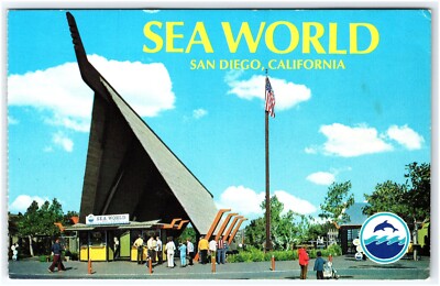 SeaWorld America's Finest Oceanarium San Diego California Postcard