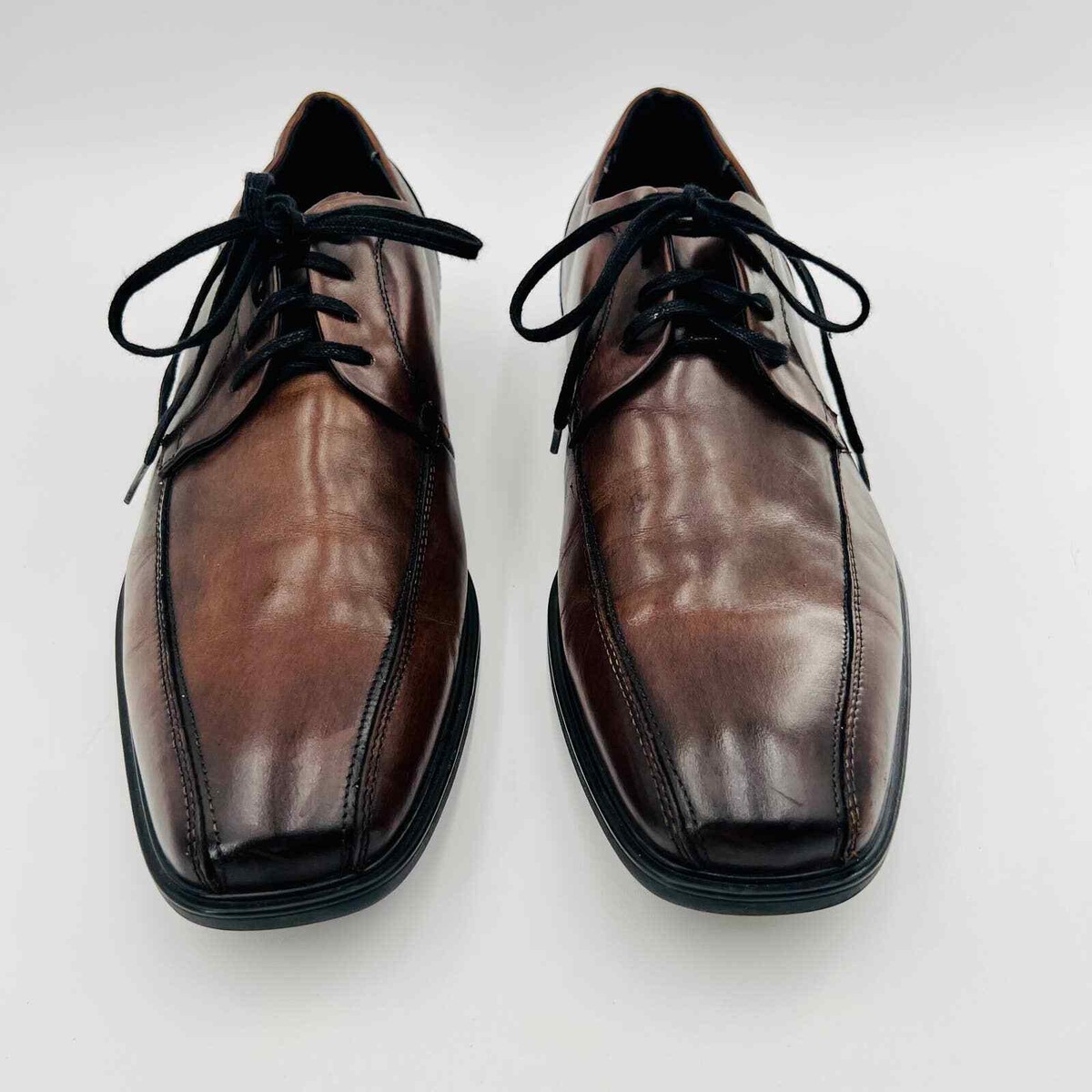 Kenneth Cole Reaction Get Busy Brown Leather Oxfords Size 11  display picture 3