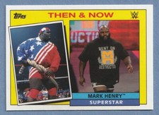 2015 Topps Heritage WWE Then and Now #19 Mark Henry