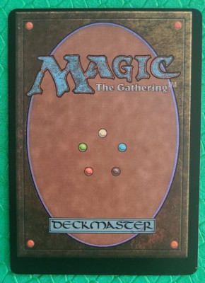 MTG DOUBLE BACK TEST PRINT Inverted Filler 2000 Miscut Rare Misprint Magic Error