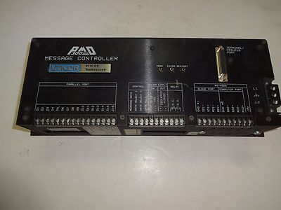 UTICOR 76571-32 PMD300 MASTER DISPLAY CONTROLLER 7657132 OPERATOR INTERFACE USED