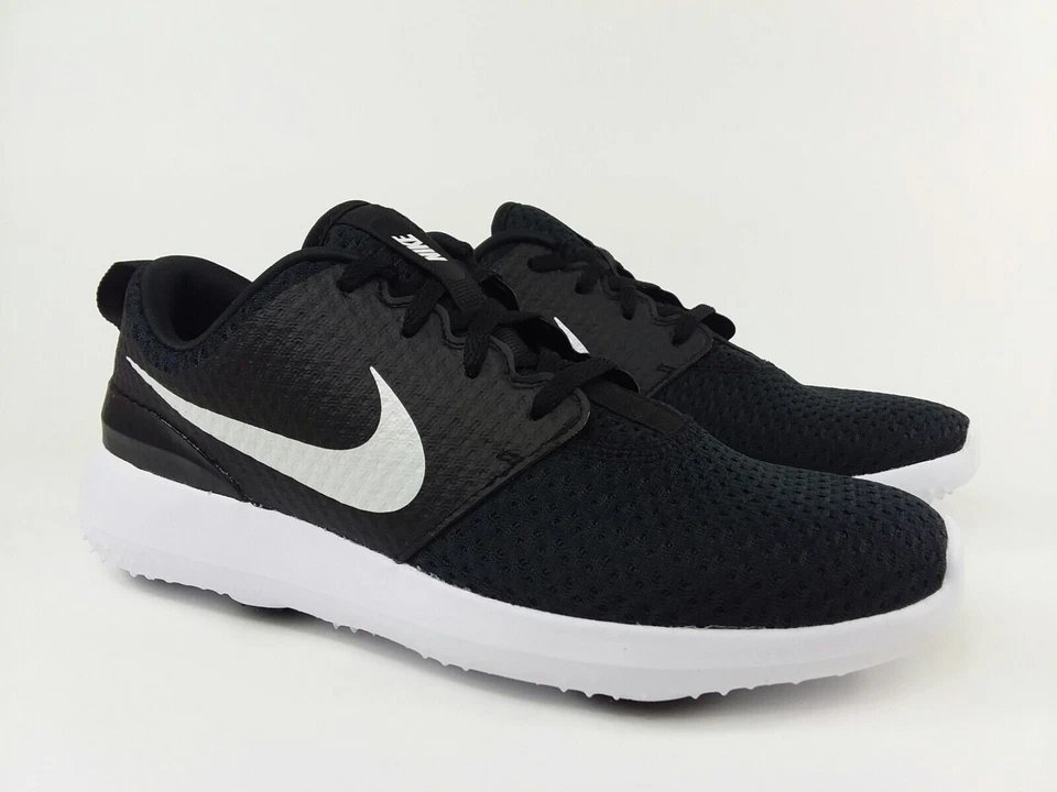 Nike Roshe G Golf Shoes Black White 909250-007 Size 7Y = Women's Size 8.5 NEW - Image 2 of 4