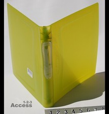 Wilson Jones Impact HeavyDuty Translucent HardPoly 3Round 1'' Ring Binder Yelo A