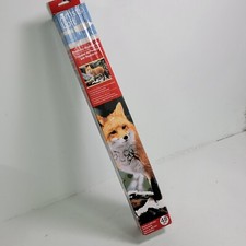 NEW Artist Loft Canva Paint By Number Kit Fox In Snow Intermediate Level 20"X16"