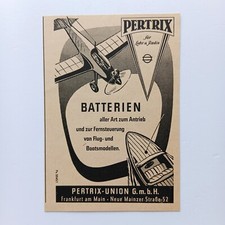 1961 Pertrix Licht Radio Batterien VARTA Werbeanzeige Werbung Reklame Print Ad