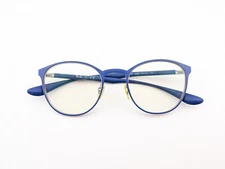 Ray Ban Eyeglasses, Frames Only, RB 6355 2996, 50-20-145, Blue, Metal
